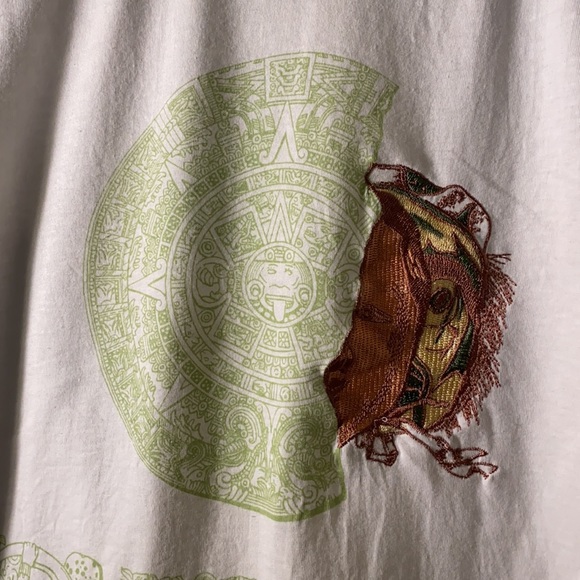Bugatchi white t shirt with green and brown logo - Picture 2 of 7